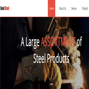 Steel Works Bootstrap Theme